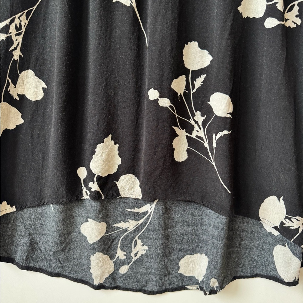 Ba&sh black and white floral Poppy midi dress - Picture 5 of 11